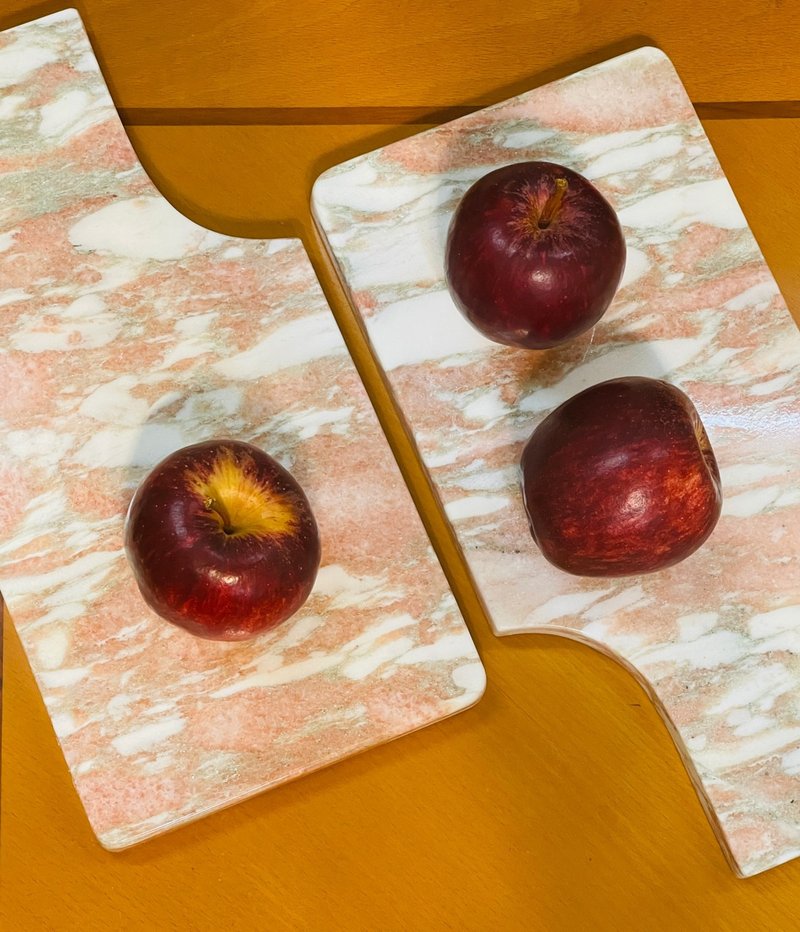 订制天然大理石托盘 - 托盘/砧板 - 其他材质 粉红色