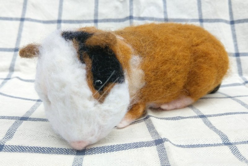 定制化礼物 羊毛毡 拟真 宠物 复刻 仿真宠物 豚鼠 葵鼠 植毛款 - 摆饰 - 羊毛 多色