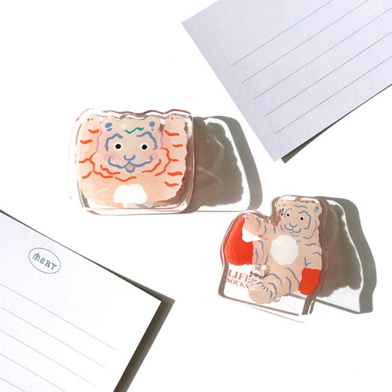 家虎的可爱立夹 | 两款 - 其他 - 塑料 多色
