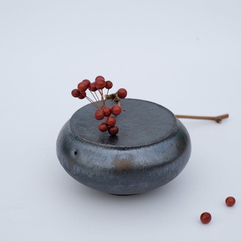 随心陶 I 黯色茶盘 - 茶具/茶杯 - 陶 黑色