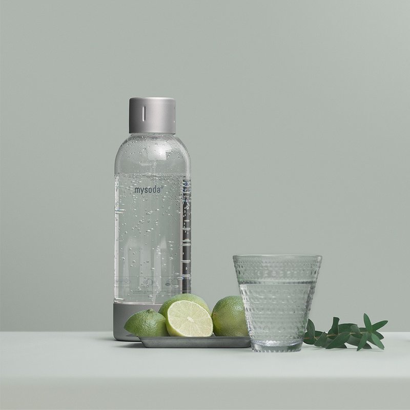 芬兰【mysoda】1L Premium专用水瓶-银 - 水瓶/水壶 - 其他材质 银色