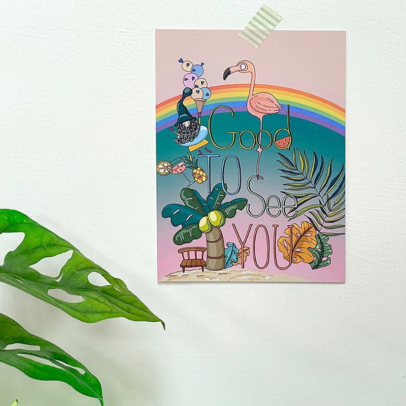 好久不见三部曲 明信片组 - 卡片/明信片 - 纸 多色