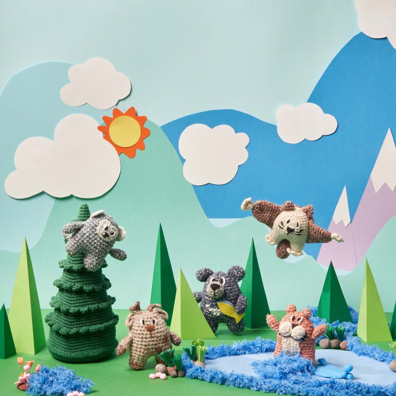 【台湾特有种动物系列】编织材料包 - 编织/刺绣/羊毛毡/裁缝 - 棉．麻 