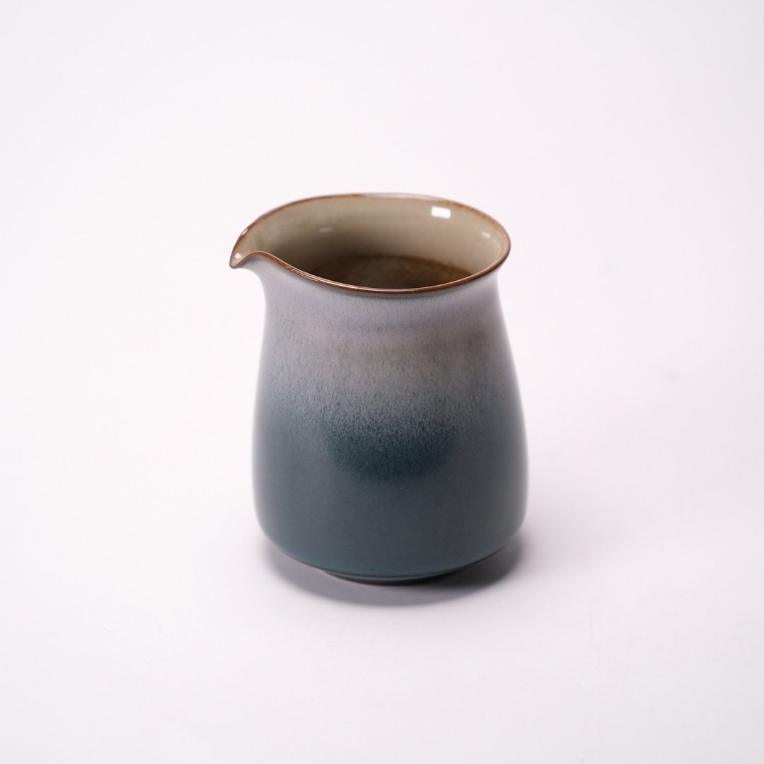 陶作坊│工艺商品_小茶海_翫玩系列_蓝灰色150ml - 酒杯/酒器 - 陶 蓝色