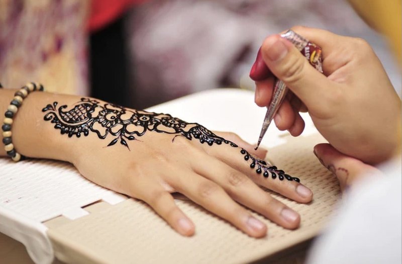 Henna cone Henna 印度天然纹身手绘 - 插画/绘画/写字 - 浓缩/萃取物 咖啡色