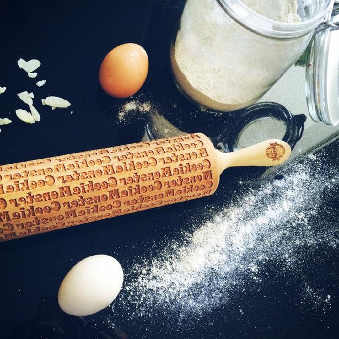Cookie Monster rolling pin * COOKIE MONSTER - 厨房用具 - 木头 