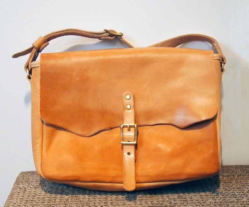 邮差总是按错铃 邮差包 - 侧背包/斜挎包 - 真皮 黑色