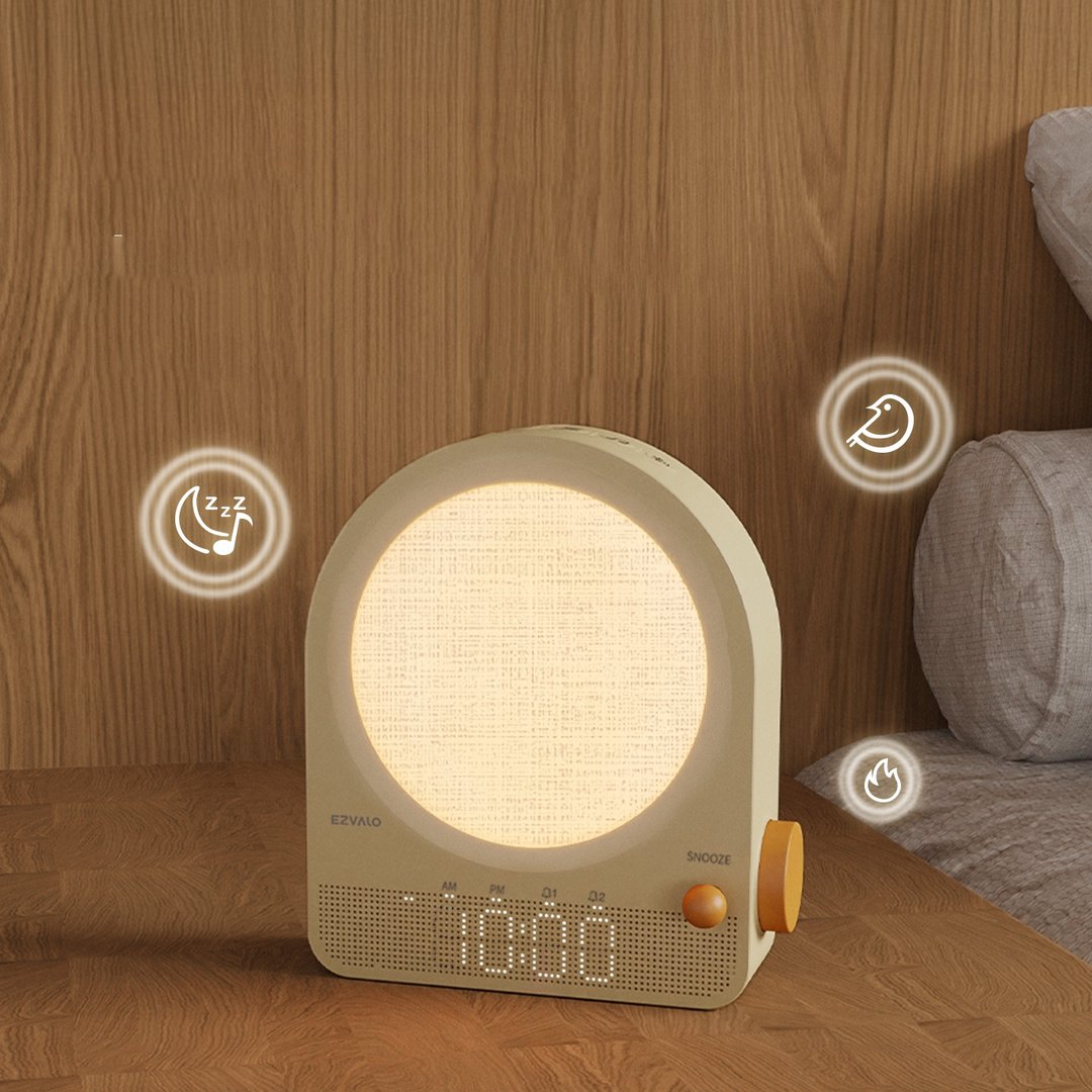 【免运】几光白噪音舒眠音箱助眠蓝牙音箱定时光唤醒闹钟生日礼物 - 时钟/闹钟 - 其他材质 