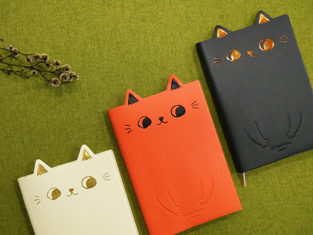 O-CAT－2020 猫耳胶皮年度手册 (32k)。JDM-198 - 笔记本/手帐 - 纸 