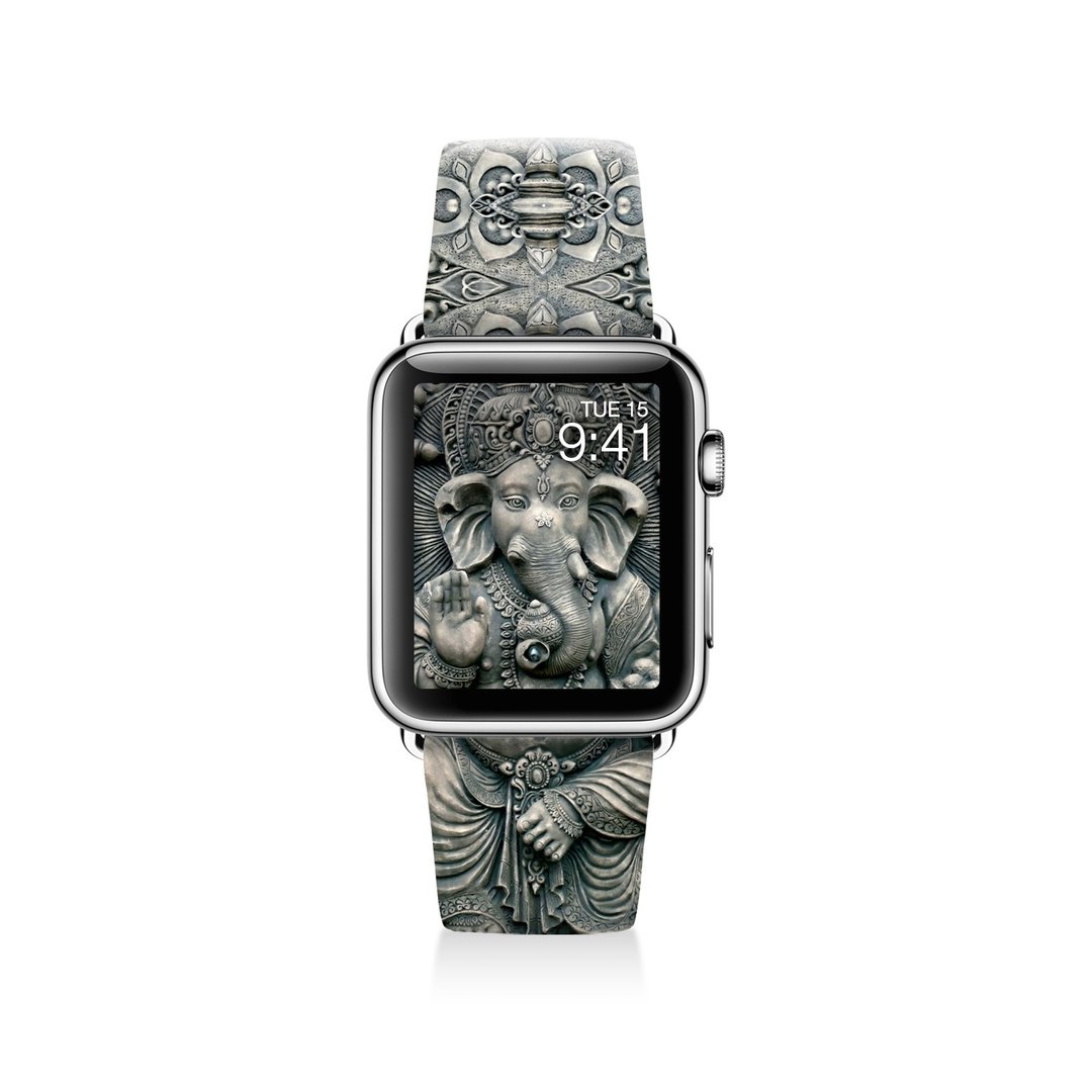 Apple watch band 真皮手表带不锈钢手表扣 38mm 42mm S029 - 女表 - 真皮 多色