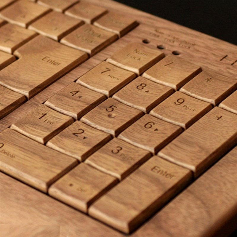 【预购】原木键盘 - 收纳用品 - 木头 咖啡色