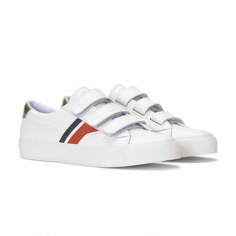 Keds JUMP KICK V LEATHER RETRO LOGO 复古魔鬼毡休闲鞋 WH68938 - 女款休闲鞋 - 其他材质 