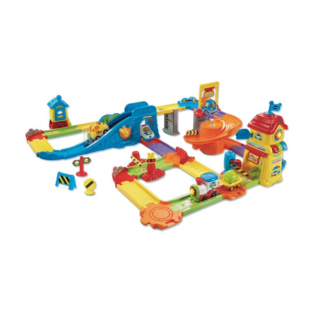 Vtech　嘟嘟车系列-趣味声光火车组 - 玩具/玩偶 - 塑料 