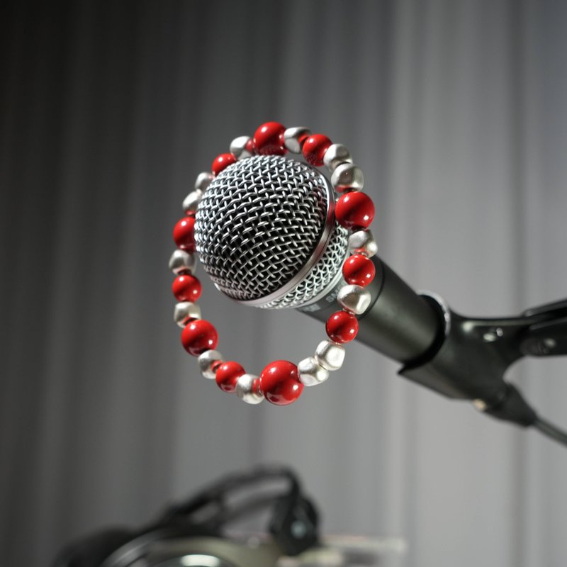 AR刘夫阳同款 银相随手串 朱砂手工设计 银两伴身轻奢聚福 - 手链/手环 - 其他材质 红色