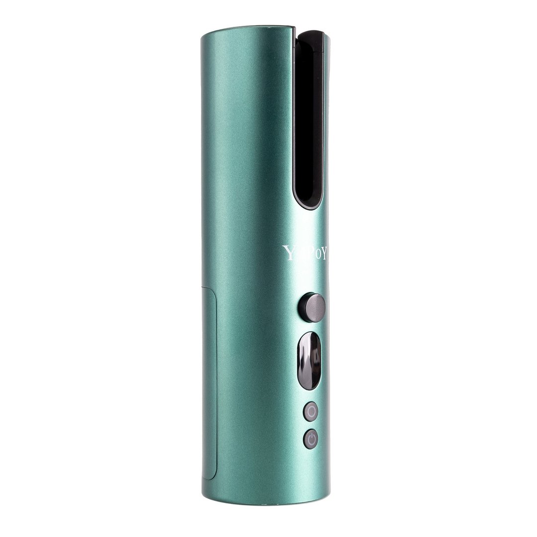 无线自动卷发器可充电自动卷发器 - 彩妆刷具/镜子/梳子 - 陶 绿色