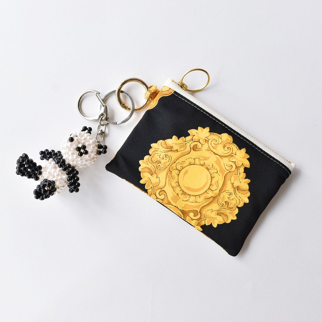 KEY CHAIN POUCH  PANDA (钥匙袋) / 日本制造 - 化妆包/杂物包 - 其他材质 