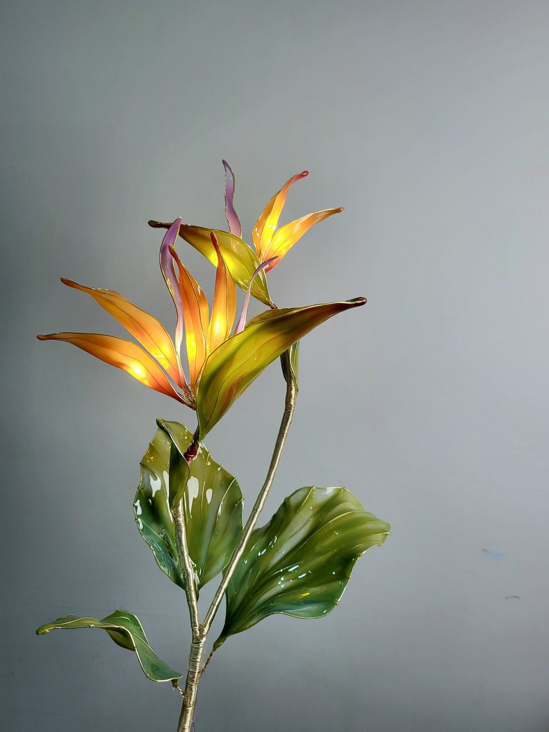 天堂鸟【闲逛花间系列•沾浸艺术花灯。小夜灯。生日礼物 - 灯具/灯饰 - 树脂 