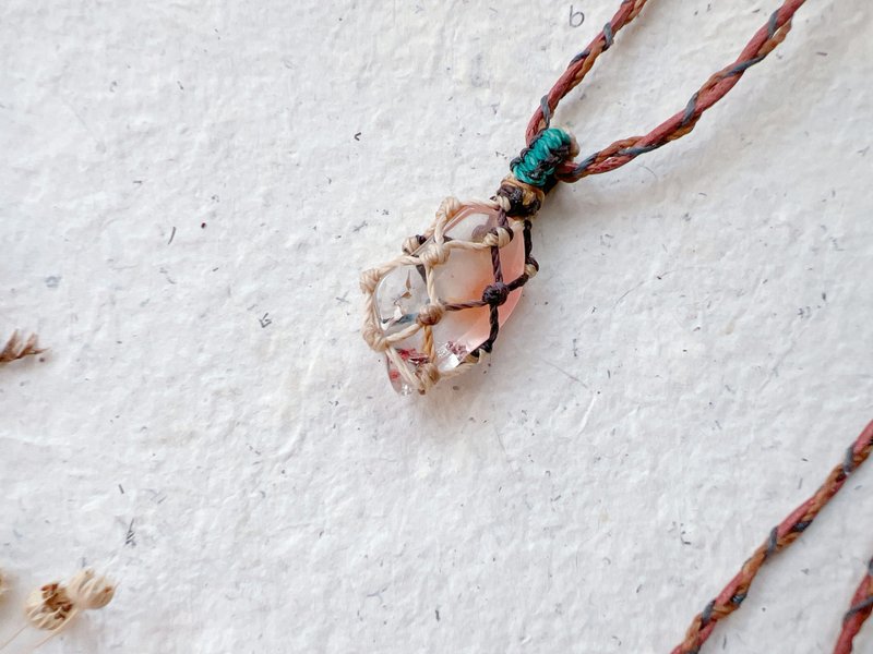 亲爱的你_蜡绳项链 | 小火龙矿编 | - 项链 - 水晶 