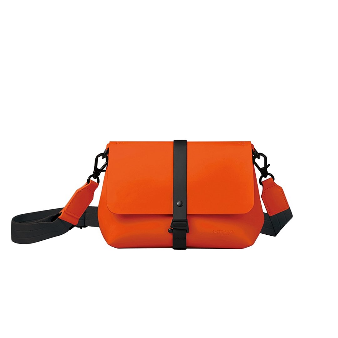 GASTON LUGA Splash Crossbody Bag斜肩/侧背包-火焰橘【现货】 - 侧背包/斜挎包 - 其他材质 橘色