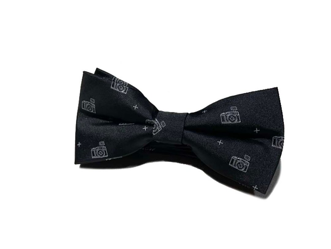 经典相机领结 Bow Ties - 领结/领巾 - 其他材质 黑色