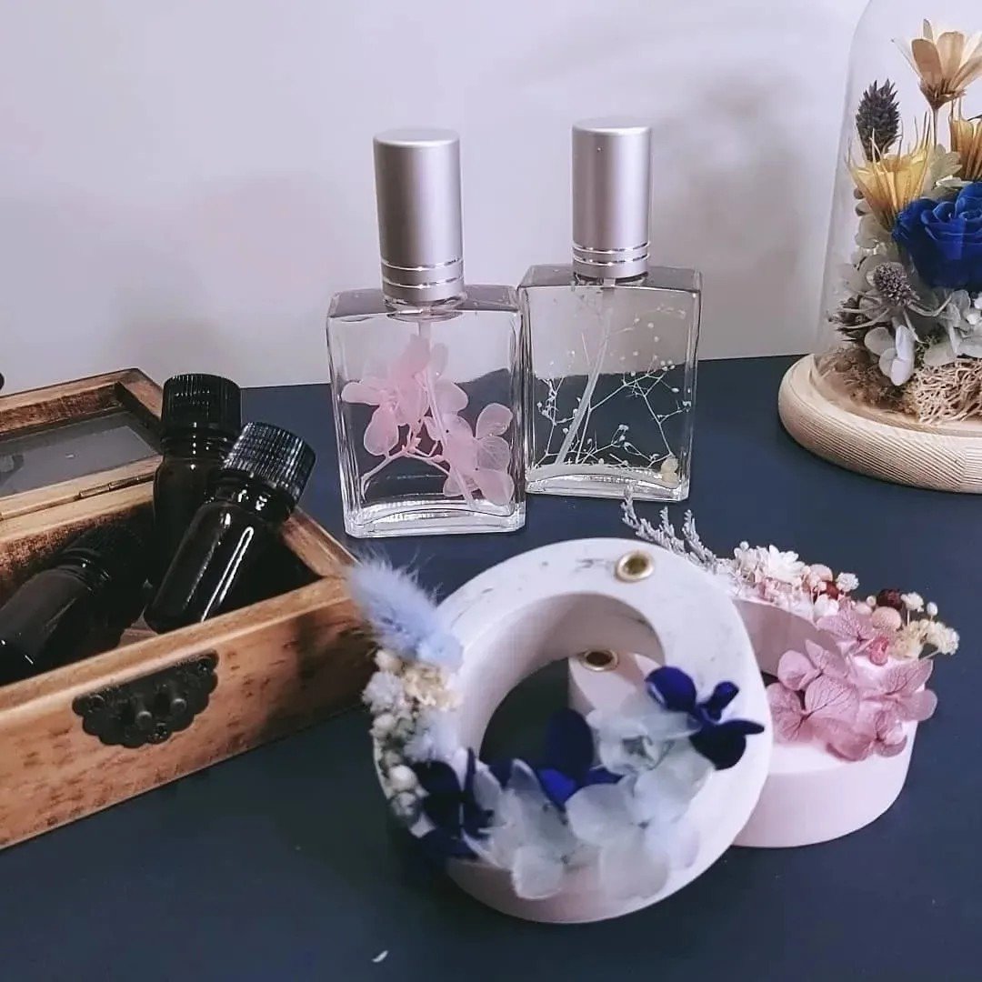 天然精油调香&干燥花扩香石体验//双人9折// - 蜡烛/香氛 - 其他材质 