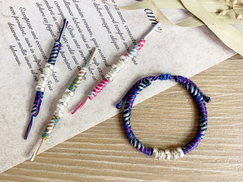 手作DIY l 在线体验 l 蜡线材料包 l 手环脚环 l 手做礼物-多采 - 编织/刺绣/羊毛毡/裁缝 - 防水材质 多色