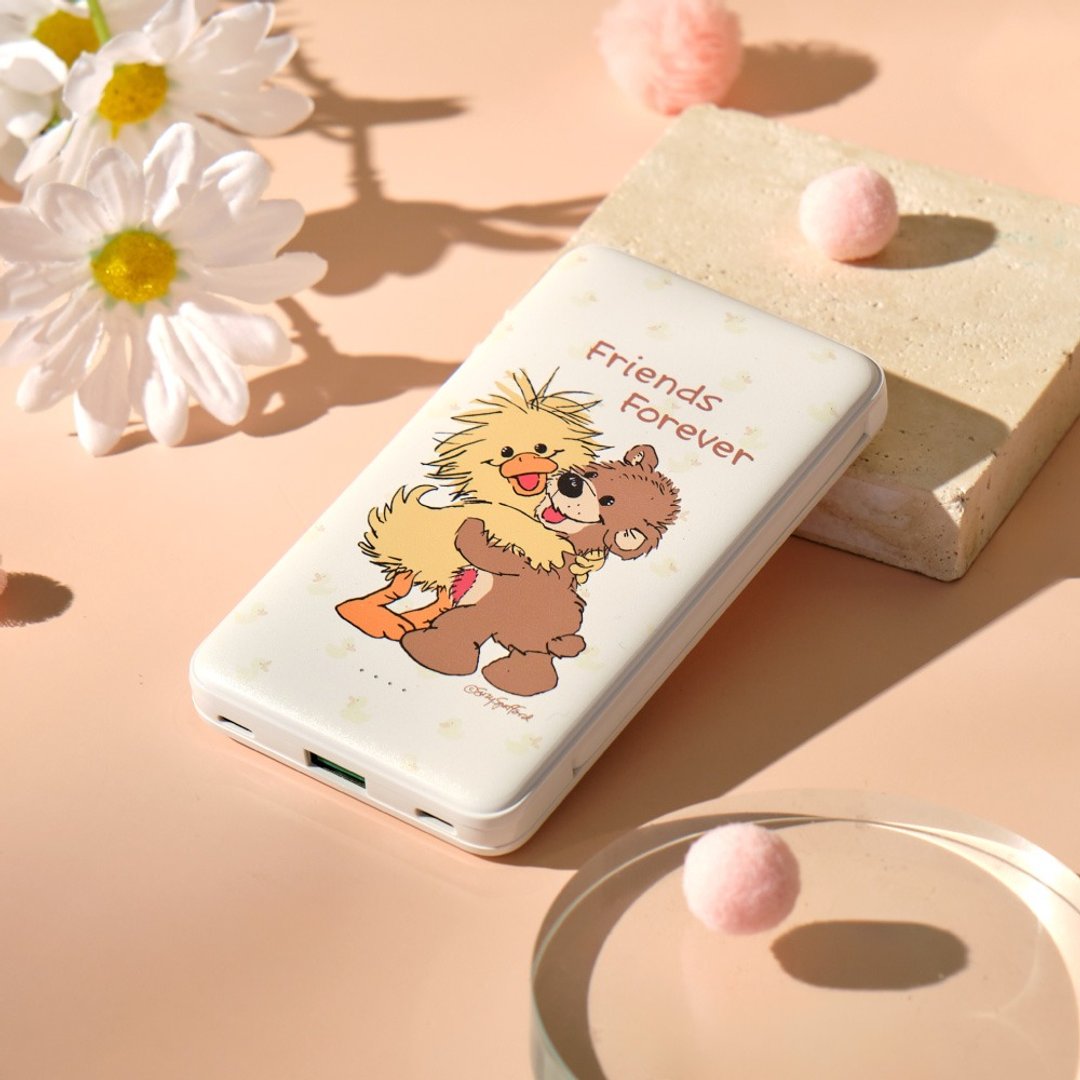 Suzy's Zoo Witzy与Boof温暖拥抱双线快充10000mAh行动电源 - 充电宝/传输线 - 塑料 透明