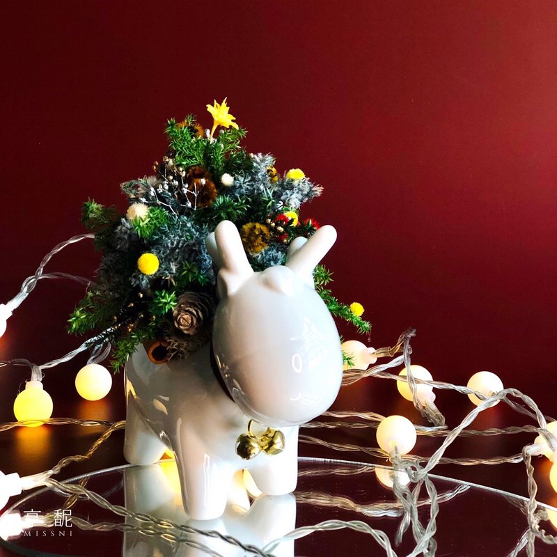 圣诞麋鹿 / 圣诞树 / 交换礼物 / 现货 / 订制 - 摆饰 - 植物．花 