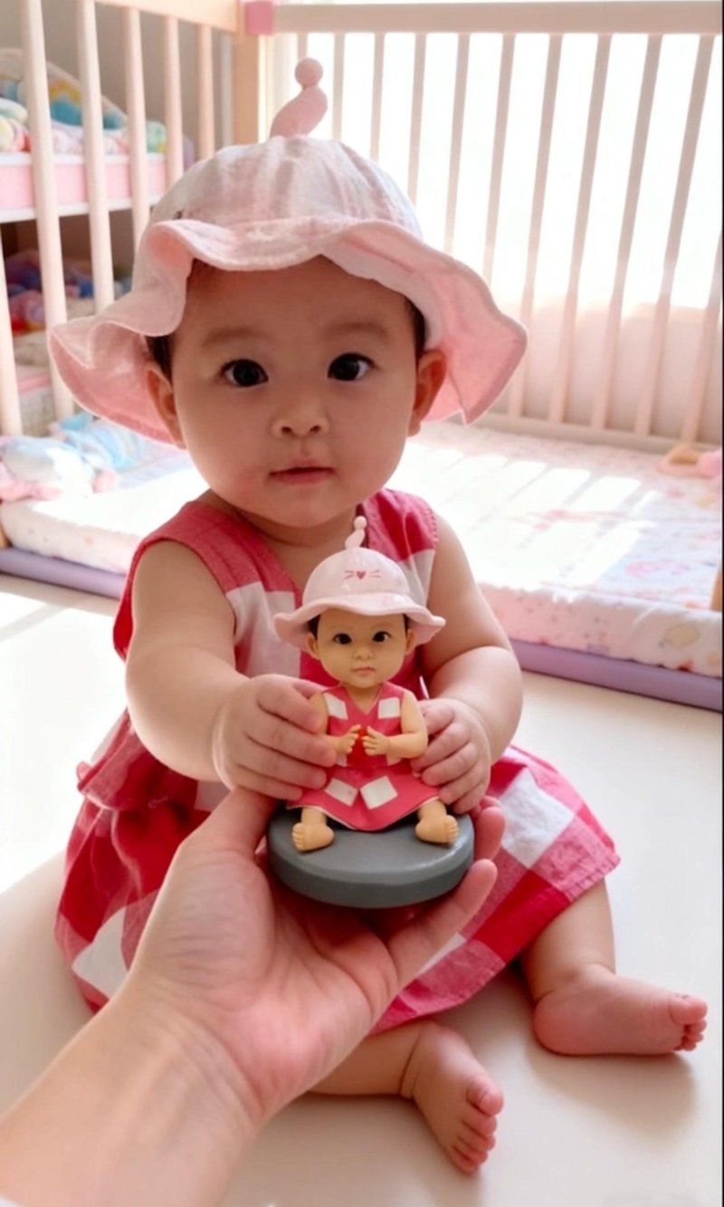 小孩 孩子 毕业 生日 礼物订制 订制化 人偶 公仔 似颜绘 纪念 - 玩具/玩偶 - 粘土 多色