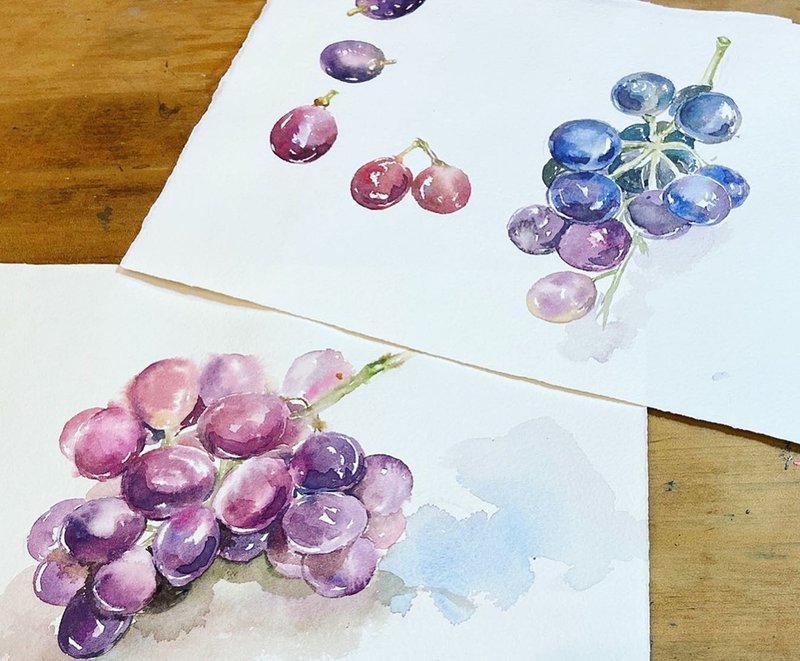 HAZEL的基础水彩课程 -  周四下午 - 插画/绘画/写字 - 纸 