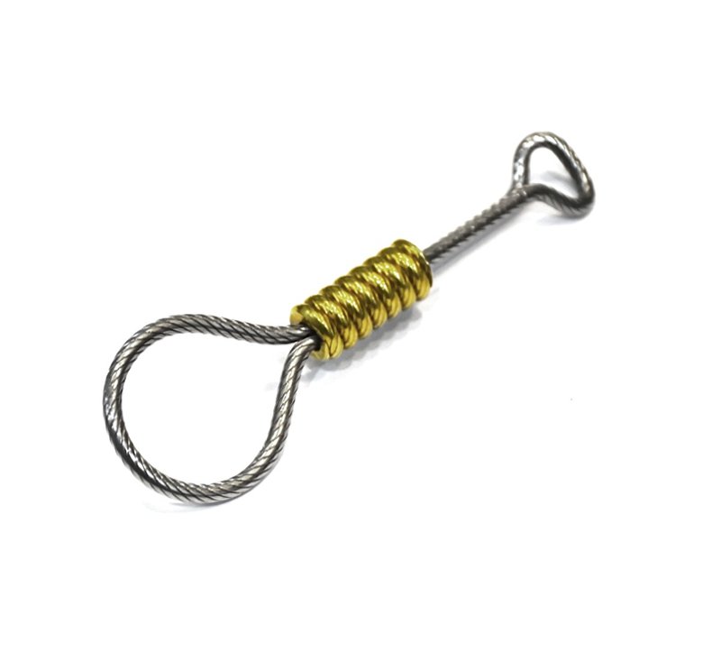 Hippodrome Studio Jeff Decker Roped Noose Brass绞刑钥匙圈/黄 - 钥匙链/钥匙包 - 不锈钢 银色