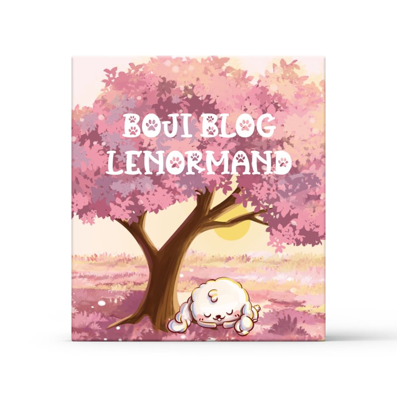 啵叽部落格雷诺曼卡牌 Boji Blog Lenormand - 桌游/玩具 - 纸 多色