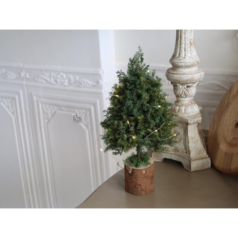 圣诞树 永生雪松 松果圣诞树 永生花 圣诞花圈 - 植栽 - 植物．花 