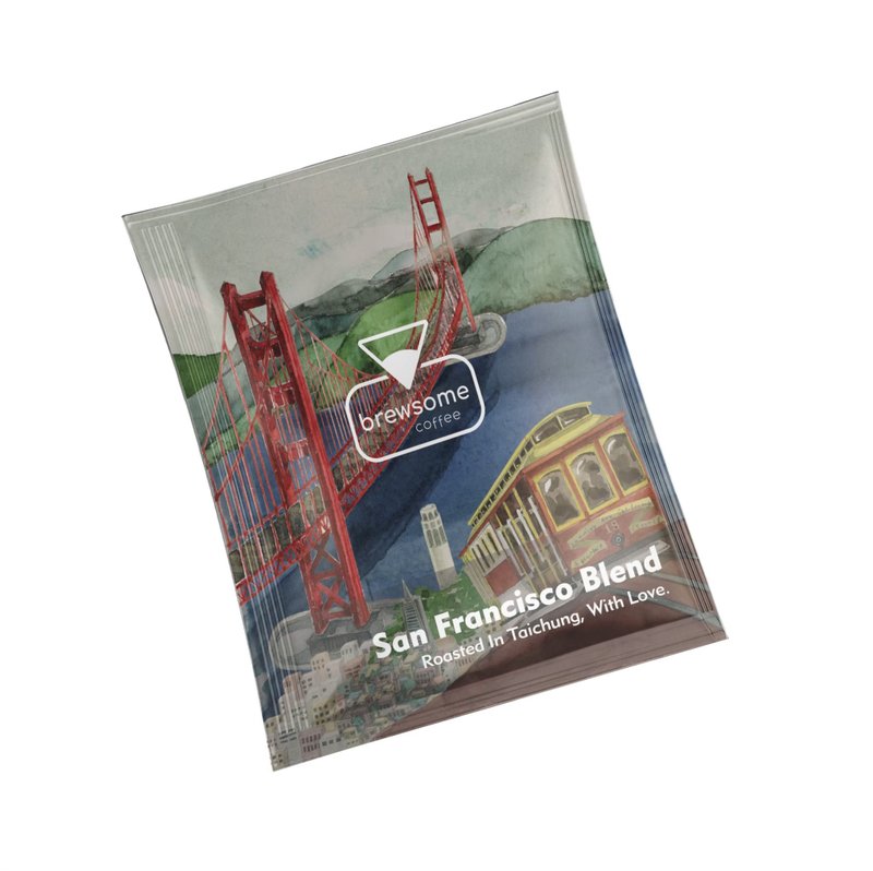 浸泡式咖啡包10入-浅焙 旧金山配方 San Francisco Blend - 咖啡 - 新鲜食材 