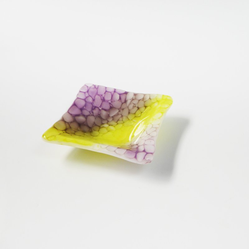 Crystalline冰晶系列 - SQ9_003 - 盘子/餐盘/盘架 - 玻璃 黄色