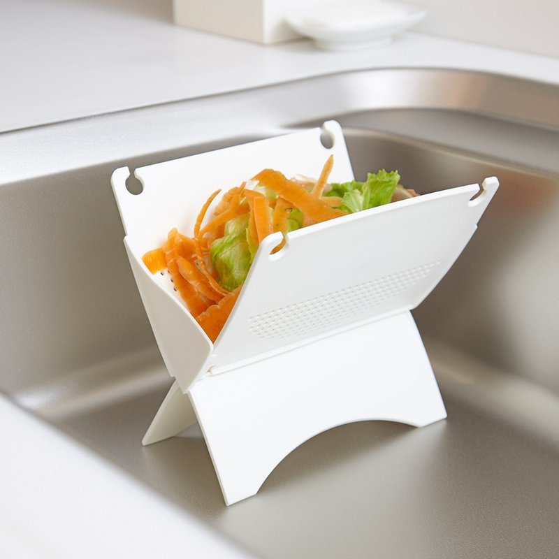 日本岩谷Iwatani kcud流理台厨余沥水折叠架 - 垃圾桶 - 塑料 多色