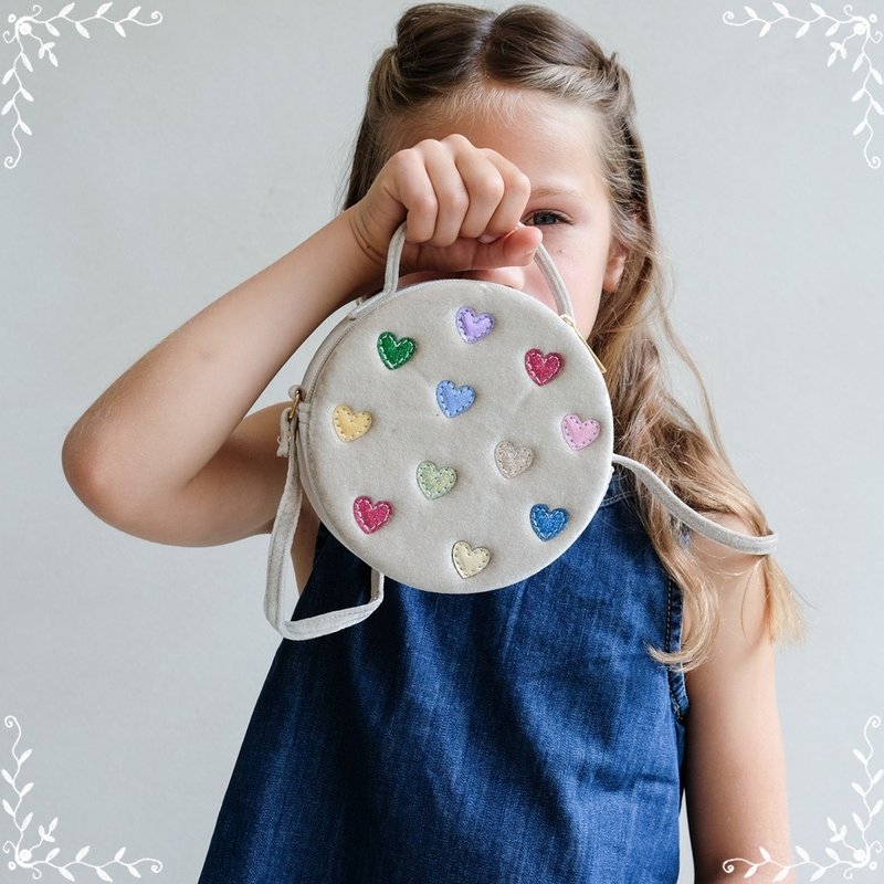 英国Mimi & Lula AW25_魔幻世界_爱心球形侧背包 - 婴儿饰品 - 聚酯纤维 