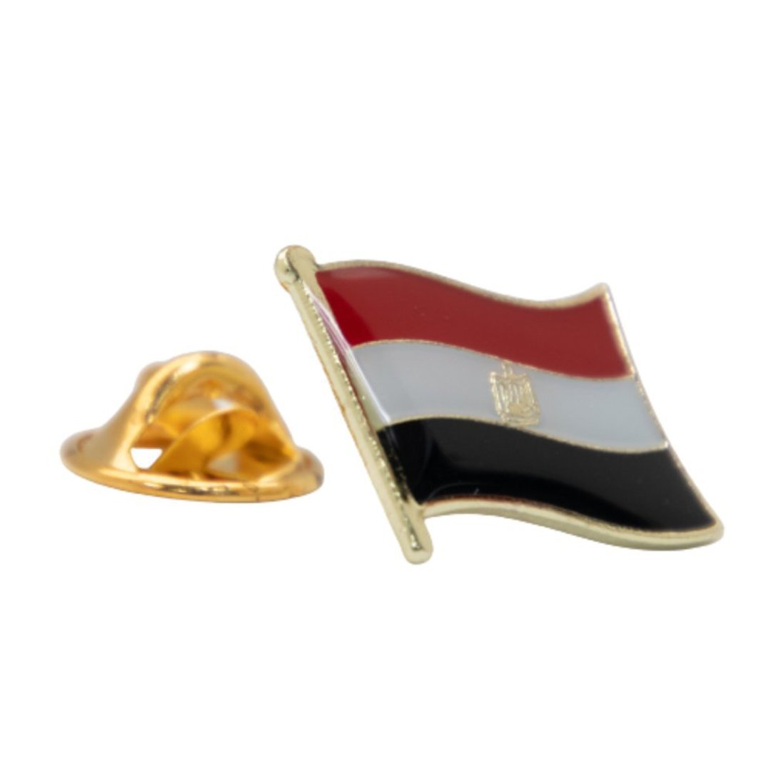EGYPT 埃及国旗 国徽别针 金属饰品 国旗别针 国徽胸章 国旗胸针 - 胸针 - 其他材质 多色