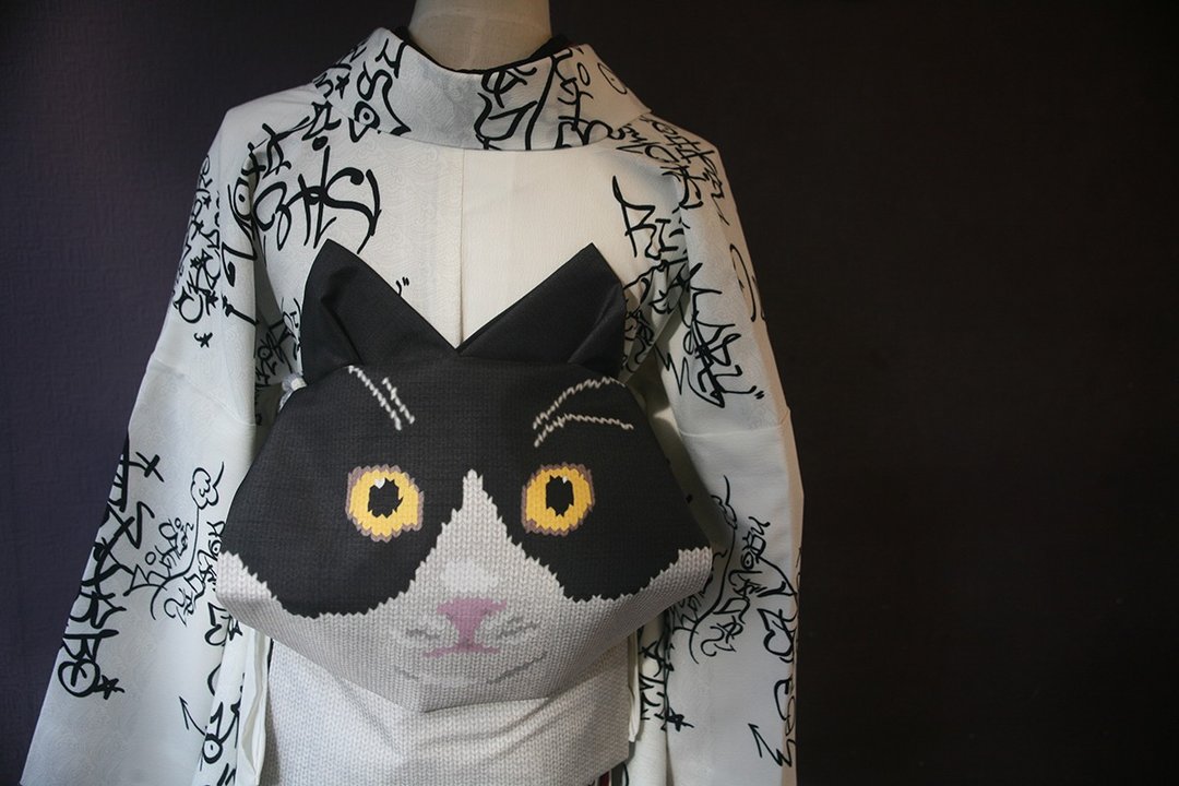 4月19日 0:00 至 20日 23:59，限时两天预购会：“I love cat”八割猫名古屋腰带 - 其他 - 聚酯纤维 白色