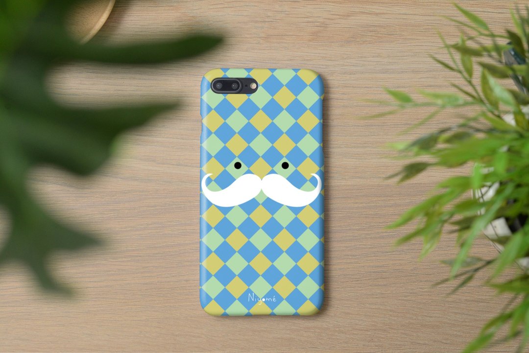 iphone case mustache man for iphone5s, 6s, 6s plus, 7, 7+, 8, 8+, iphone x - 手机壳/手机套 - 塑料 多色