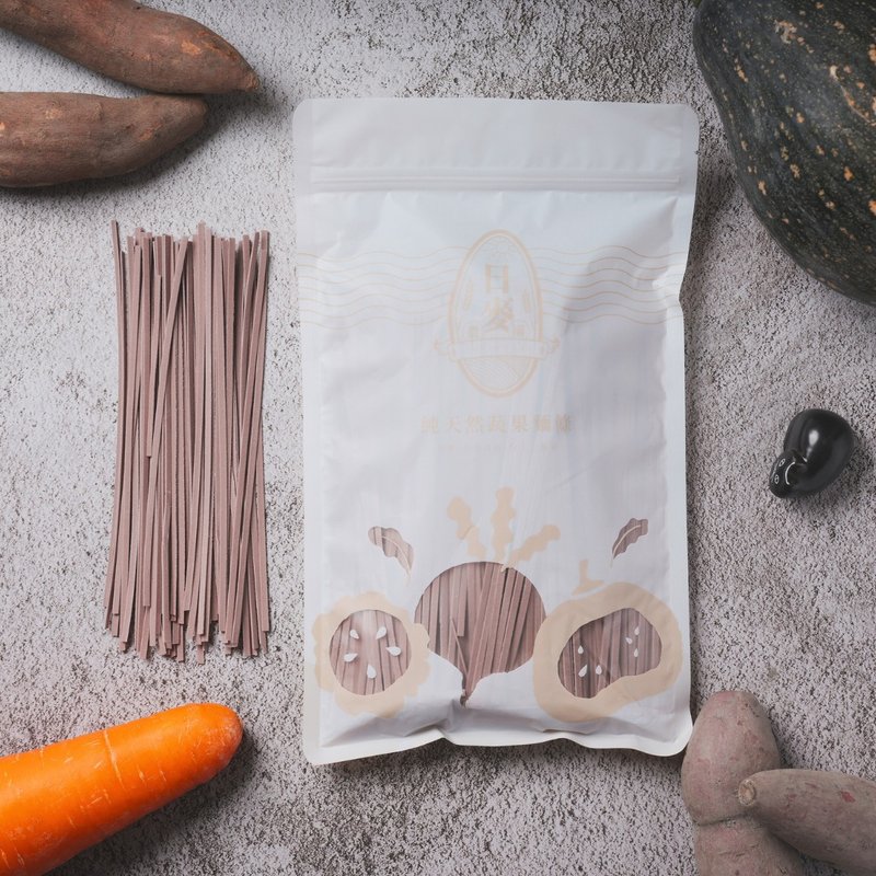 【日麦农场】纯天然蔬果面条-紫心地瓜口味 - 面/面线/米粉 - 新鲜食材 