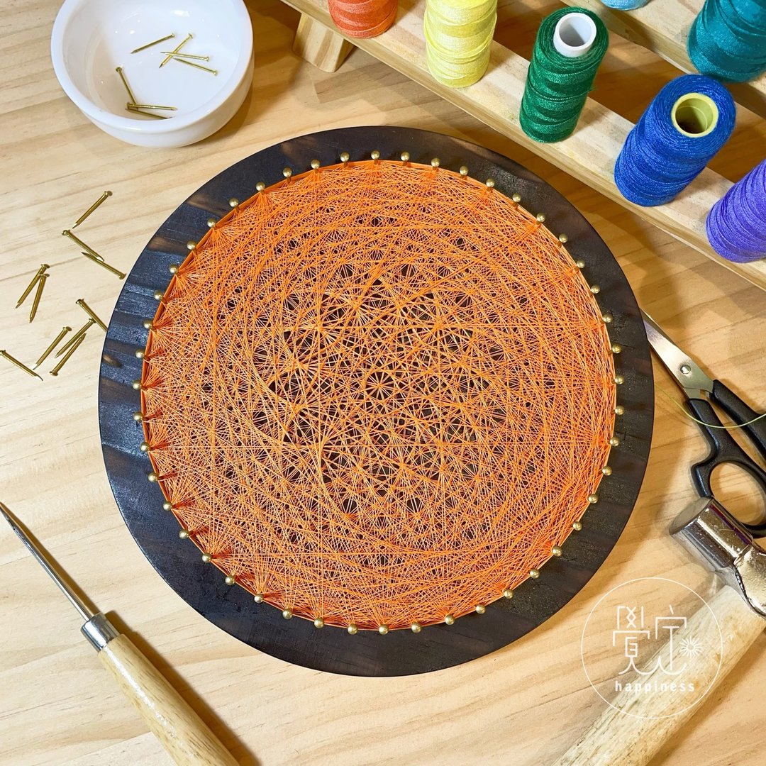 Stringart 艺术作品 - 摆饰 - 其他材质 多色