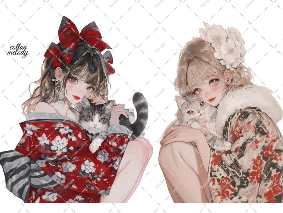 原创贴纸 no.7073 人物贴纸 原创贴纸 人物贴纸 女孩贴纸 原创人物贴纸 - 贴纸 - 纸 