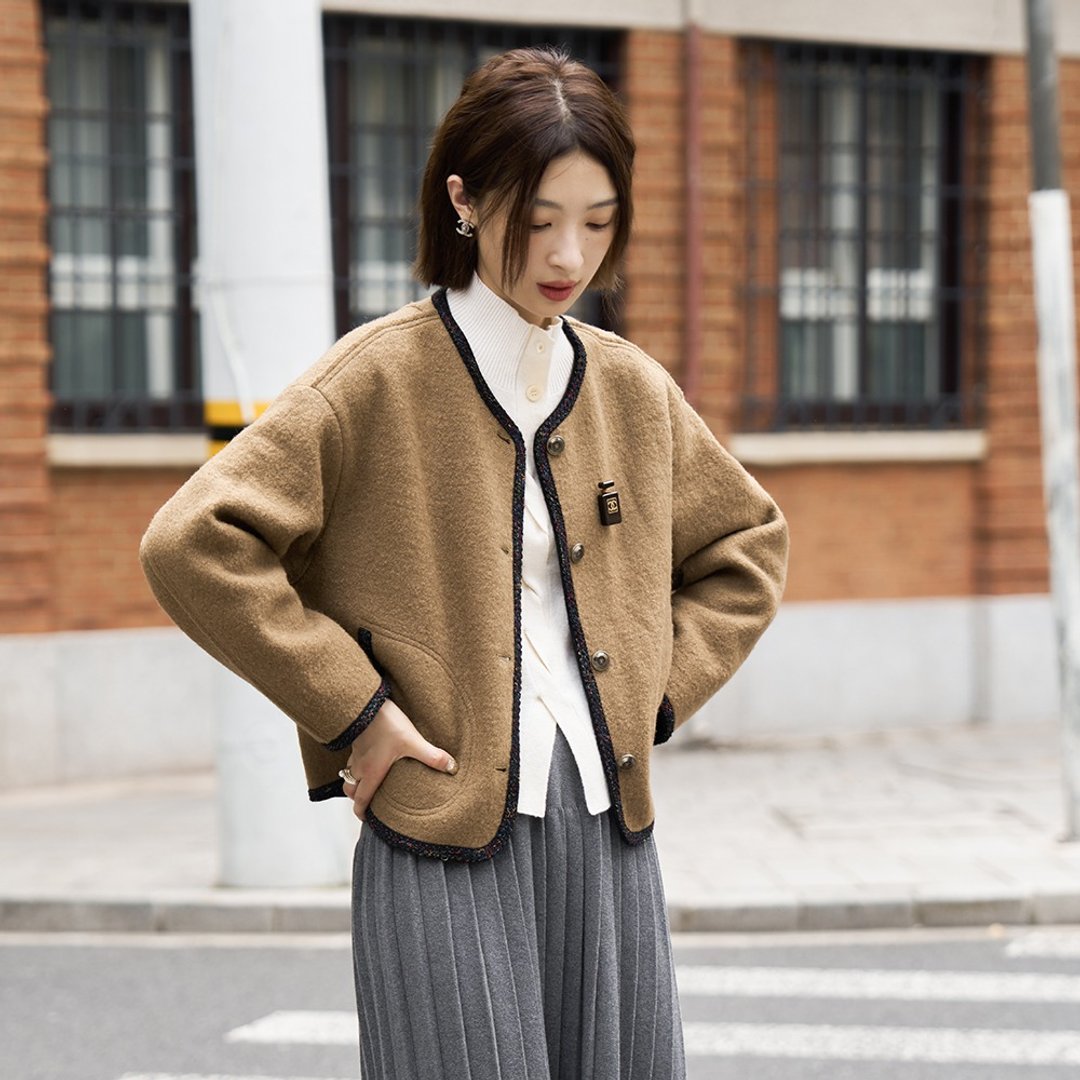 羊毛双面外套|外套|秋款|两色|Sora-1311 - 女装休闲/机能外套 - 羊毛 多色