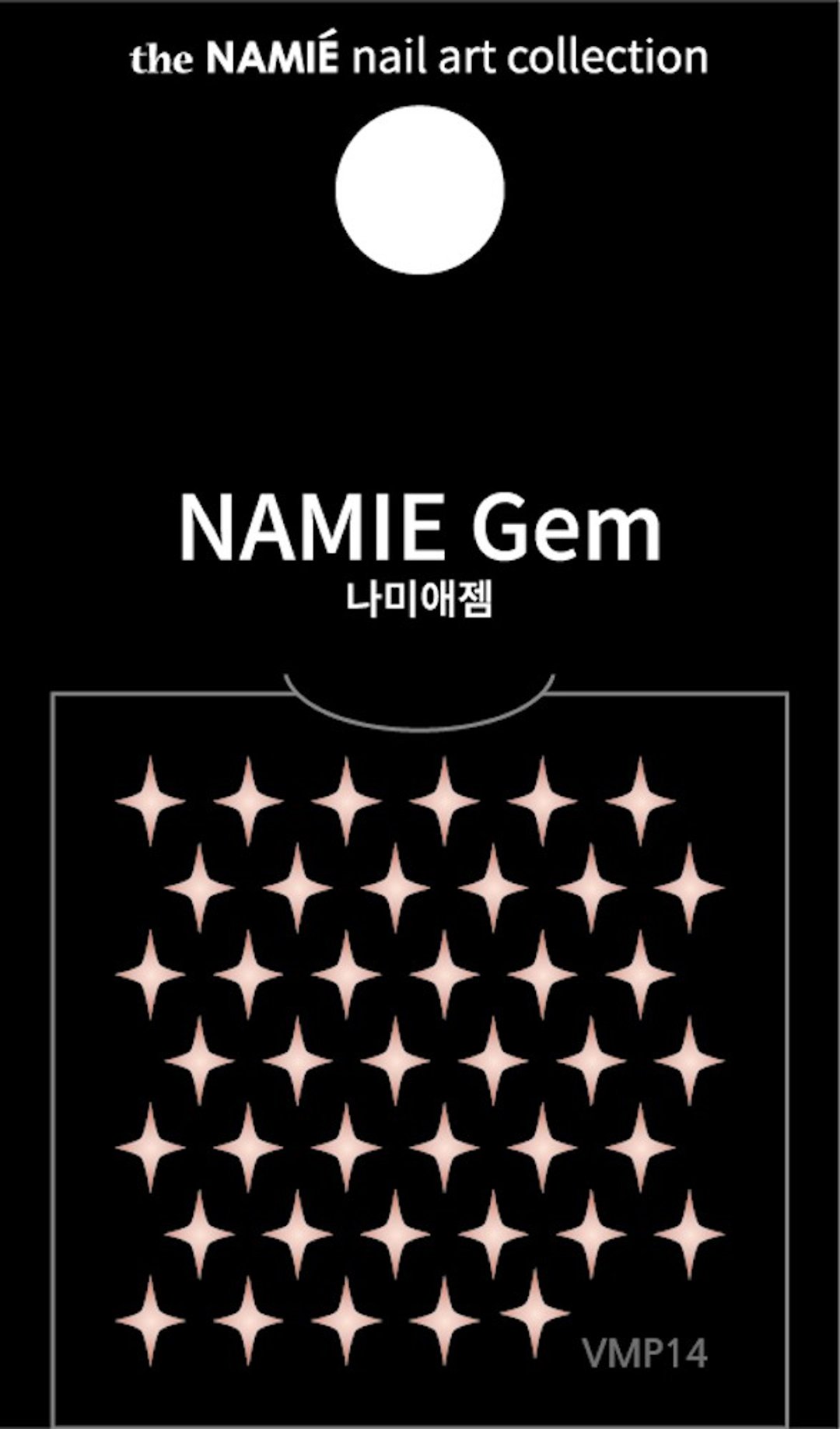 【专业用】NAMIE Gem 美甲装饰艺术贴纸 Volume Metallic 14 - 指甲油/指甲贴 - 纸 金色