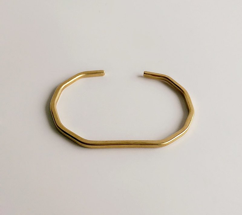 [ 原色 ] 手作 黄铜 个性 手环 - 手链/手环 - 其他金属 金色