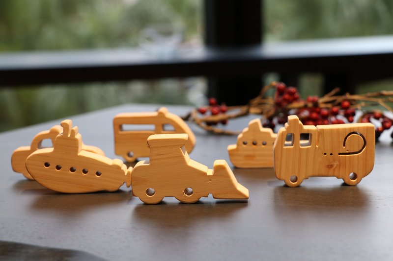 日本桧木泡汤车车组 - 卫浴用品 - 木头 咖啡色