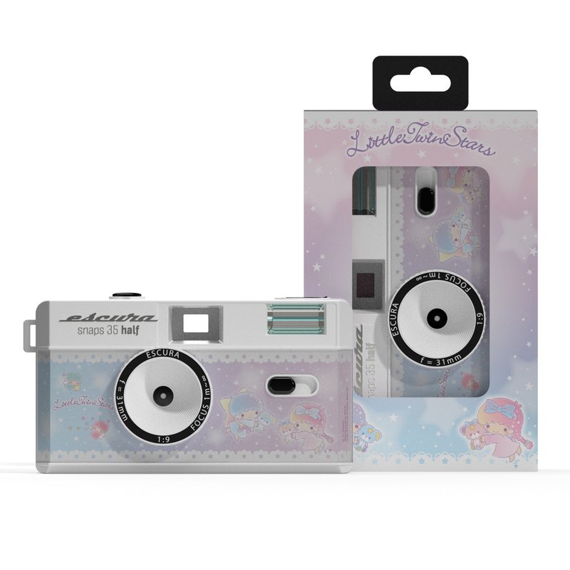 Sanrio【Little Twin Stars】限定 特别版 半格底片相机 可重用 - 相机 - 塑料 