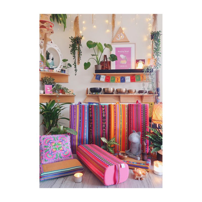 Har被动瑜伽与阴瑜伽的练习抱枕 - 瑜珈垫 - 羊毛 多色