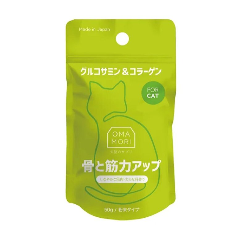 日本宠物保健品 | Omamori骨骼肌肉无添加保健素 【FOR CAT】50g - 其他 - 浓缩/萃取物 多色